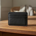 Slim Genuine Leather Card Holder Wallet for Men, Minimalist Cowhide Credit Card Case, Front Pocket Small Wallet, Gift for Him